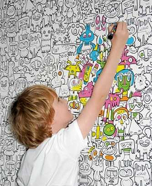 Роспись стен в детской 